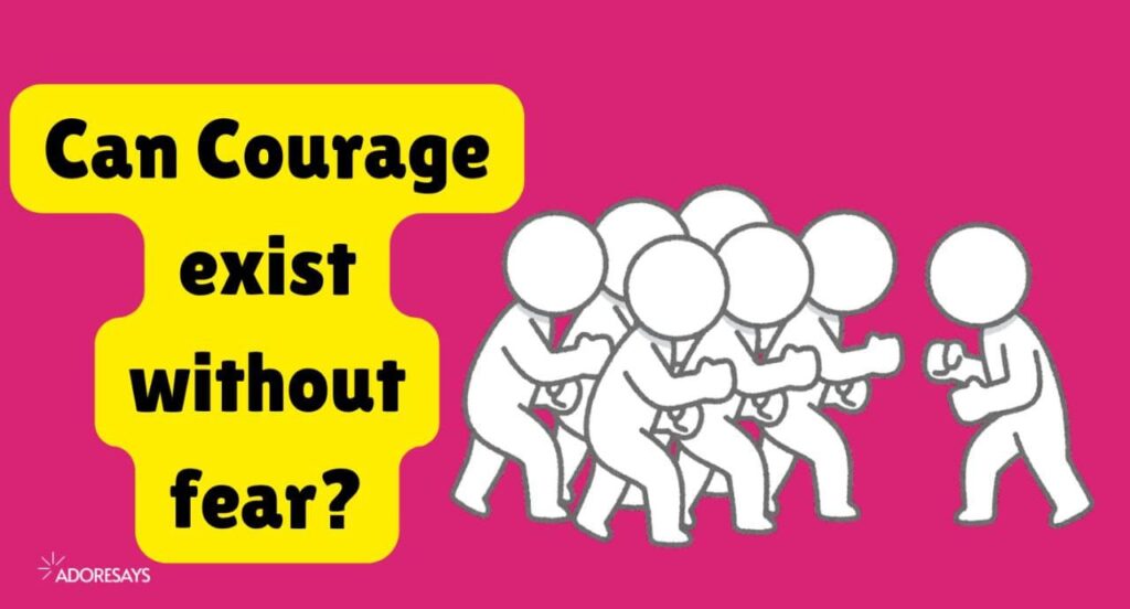 can courage exist without fear
