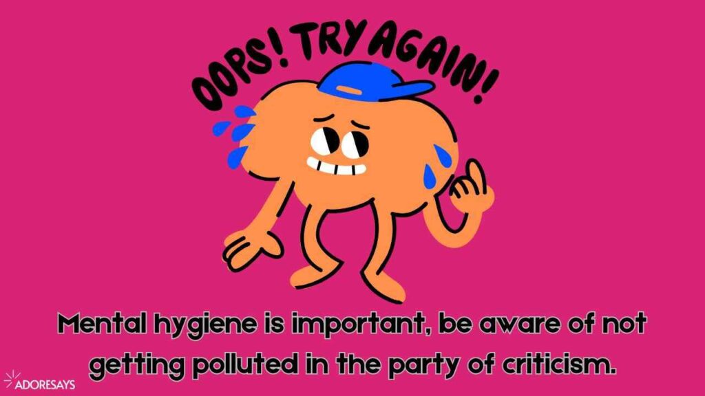 Stop criticizing quotes