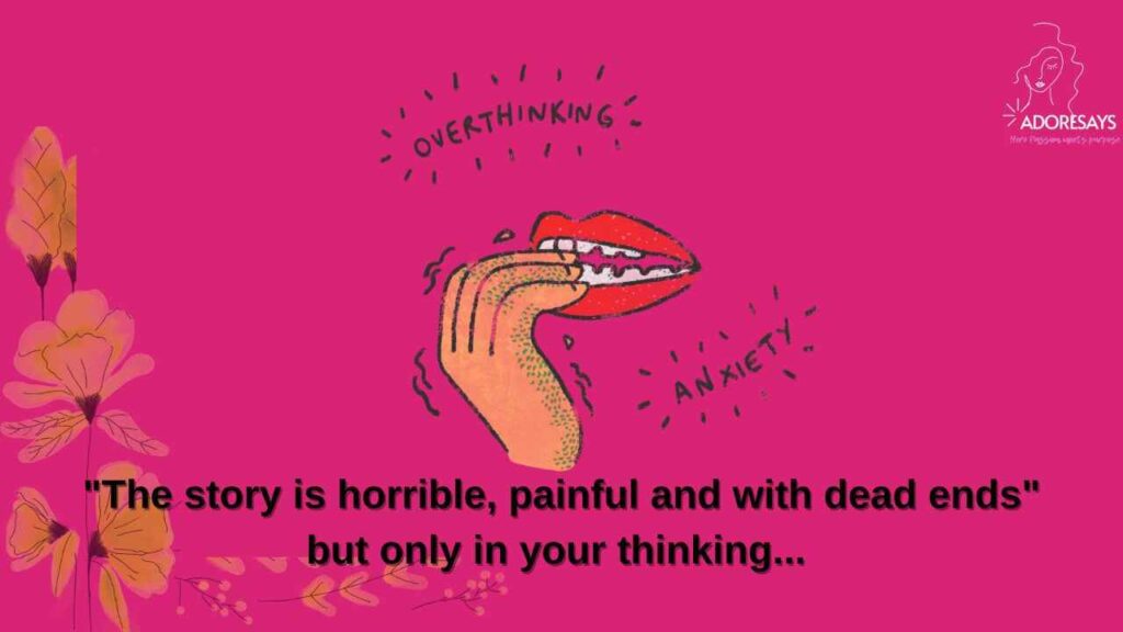 Reduce Overthinking quote