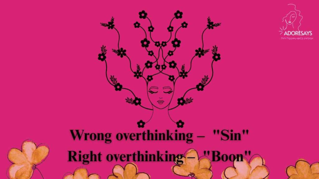 Reduce Overthinking quote